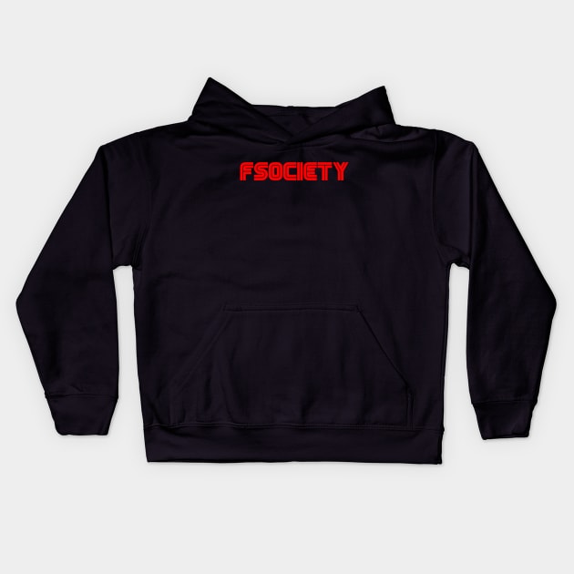 Fsociety (Mr. Robot) Kids Hoodie by Widmore